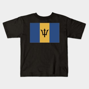 Barbados Flag Kids T-Shirt